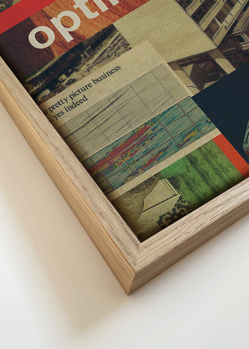 Vintage-collage med Manhattan-kort