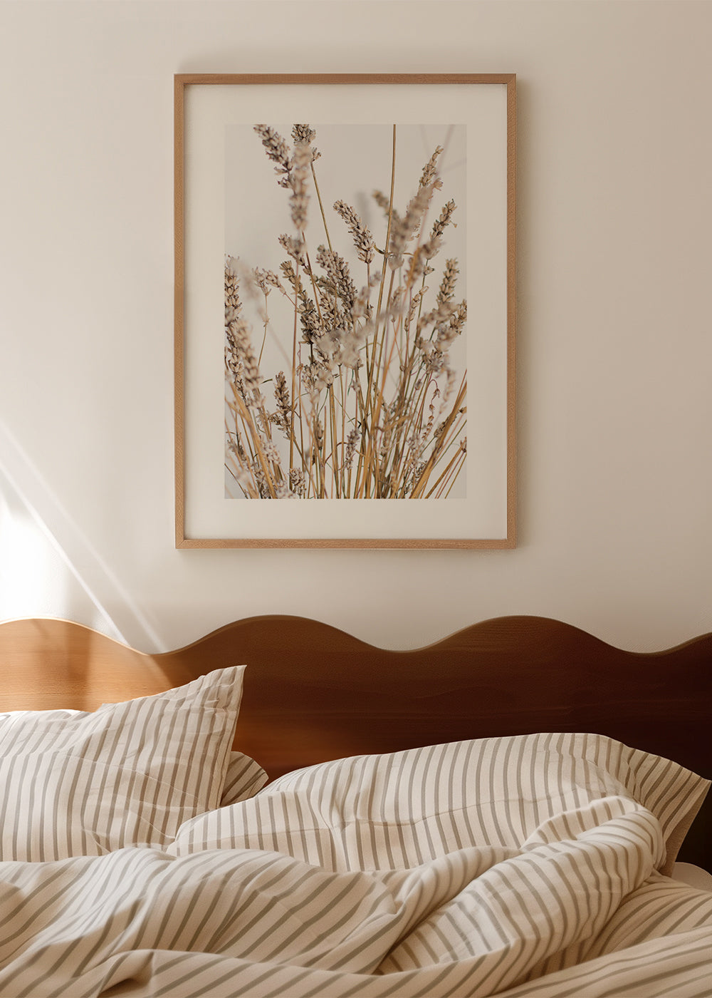 Botanisk plakat med tørre aks