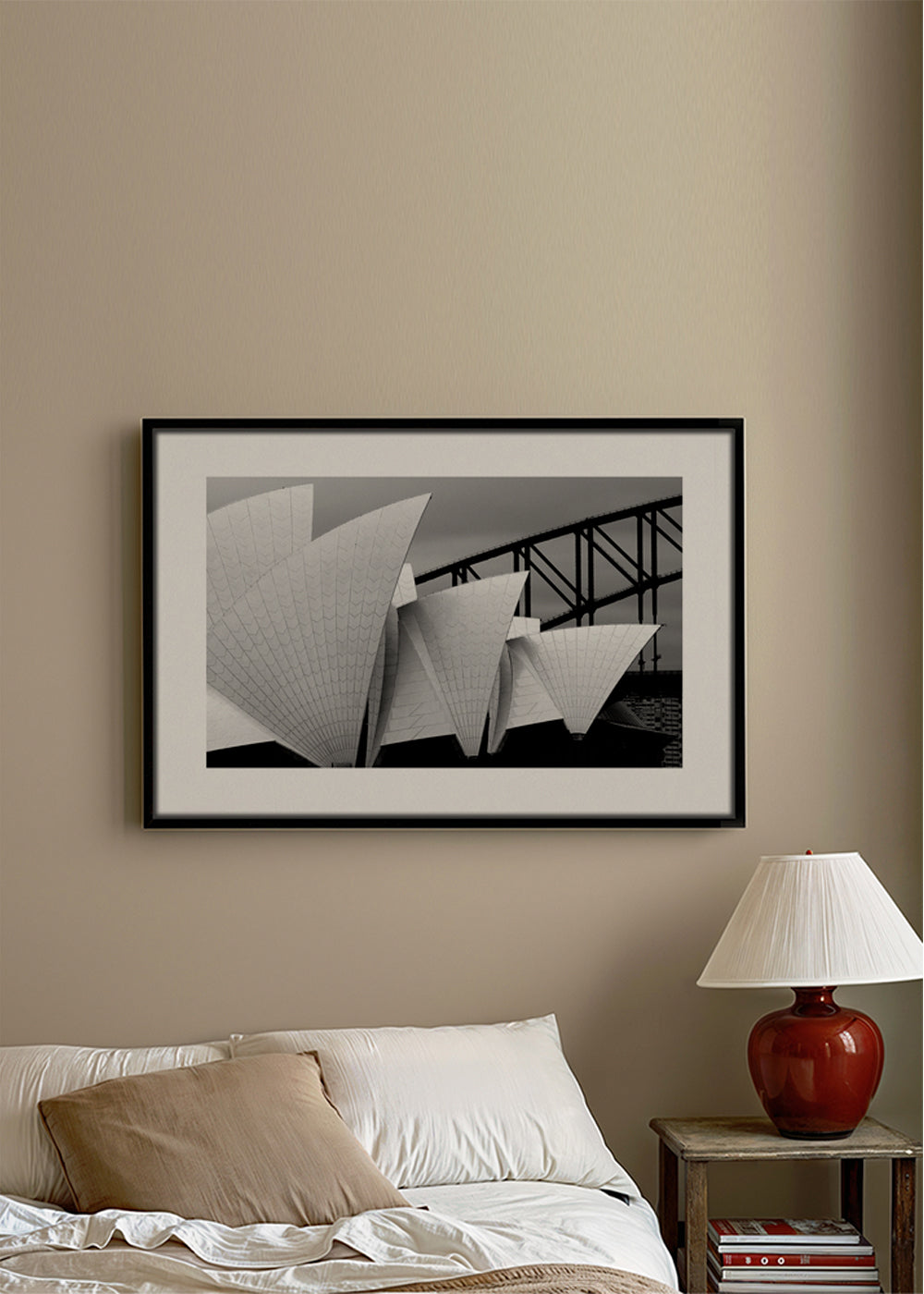 Byplakat Opera House sort-hvid