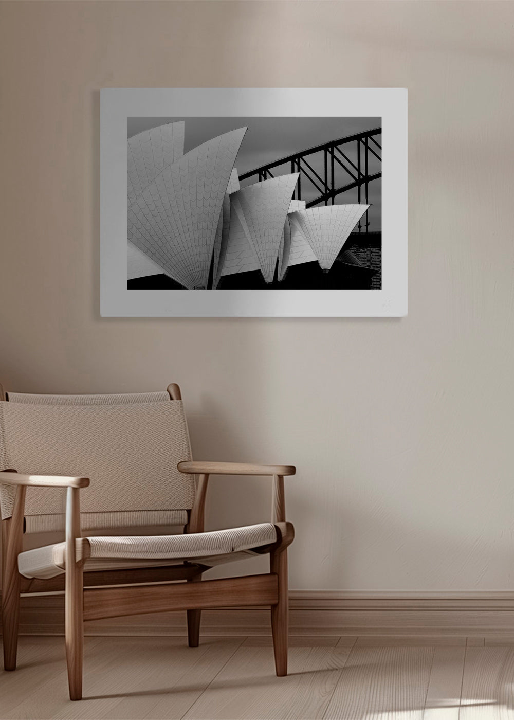 Byplakat Opera House sort-hvid