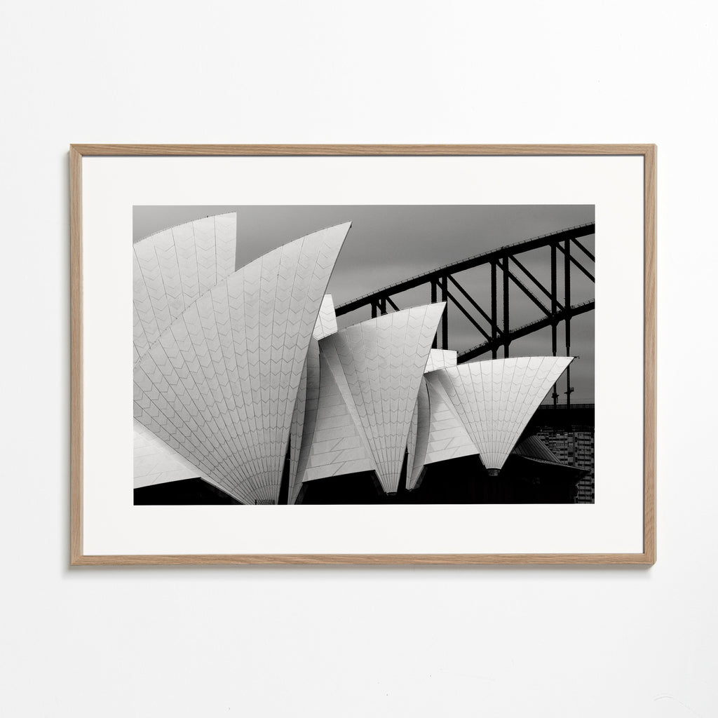 Byplakat Opera House sort-hvid