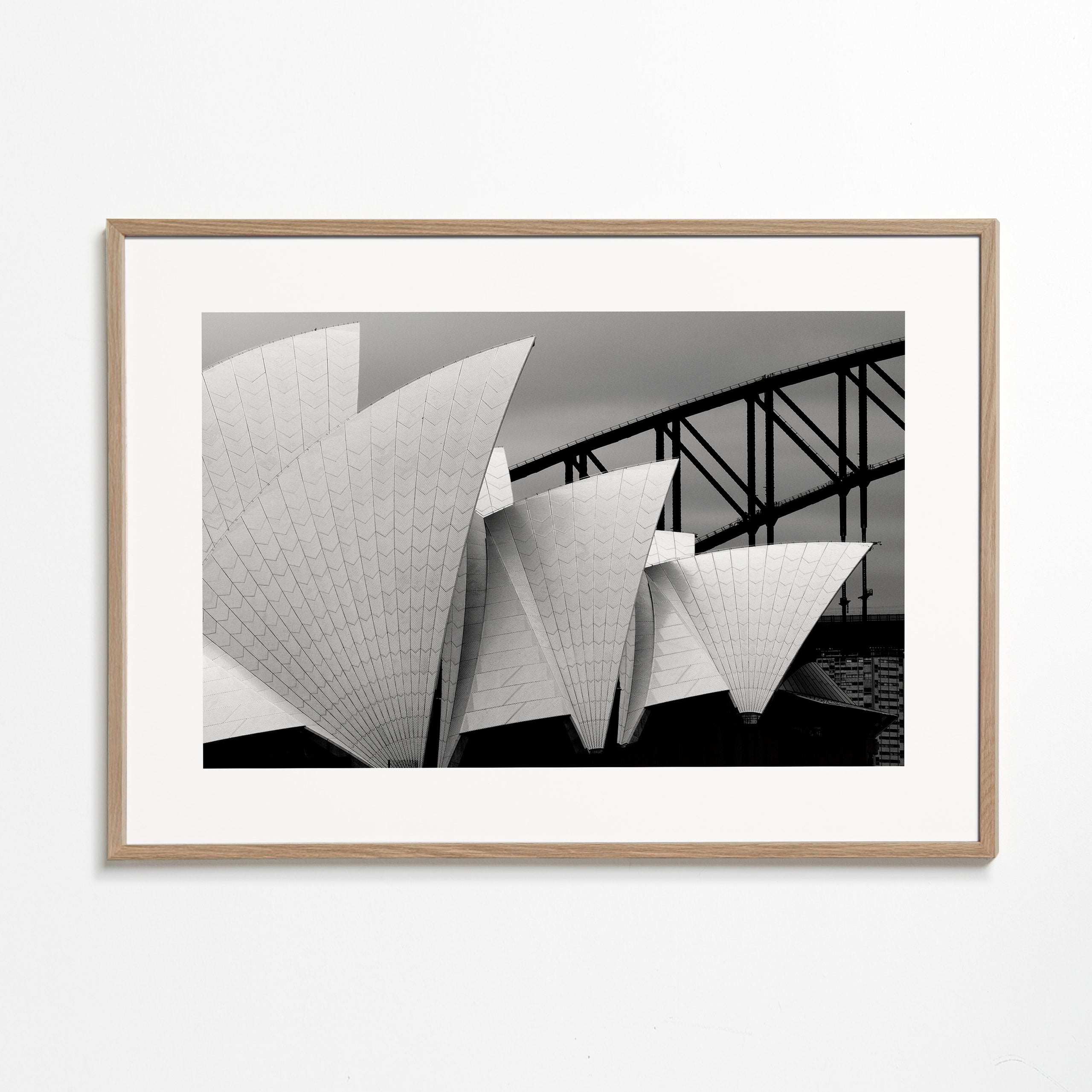 Byplakat Opera House sort-hvid
