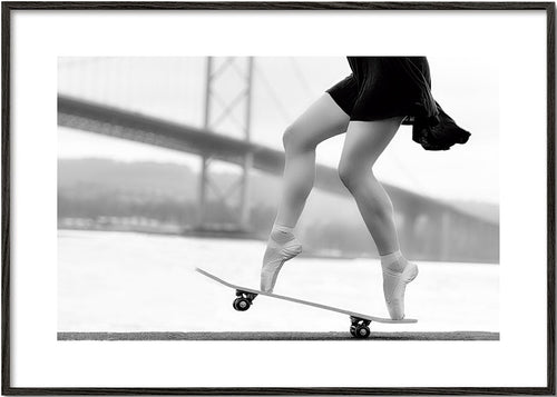 Skater-fotografi på tåspids