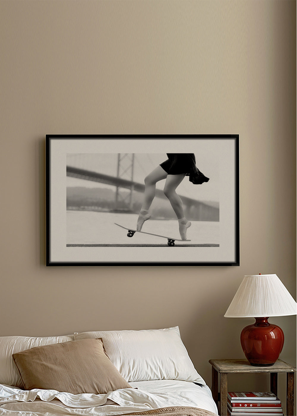 Skater-fotografi på tåspids