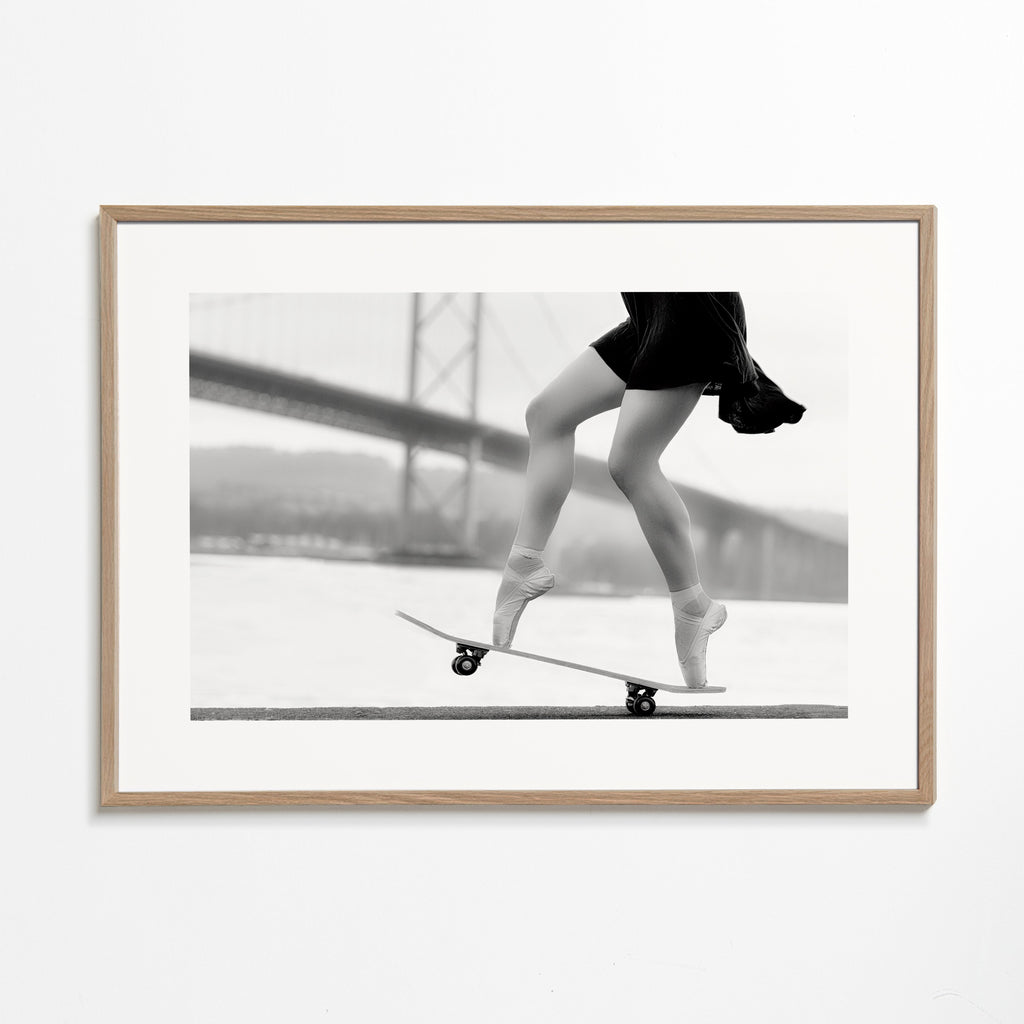 Skater-fotografi på tåspids