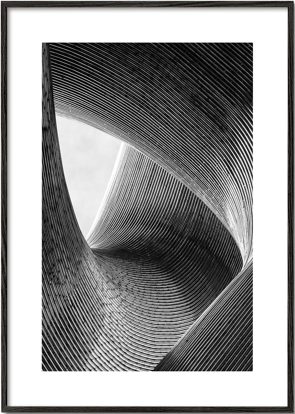 Arkitekturfotografi med buede linjer