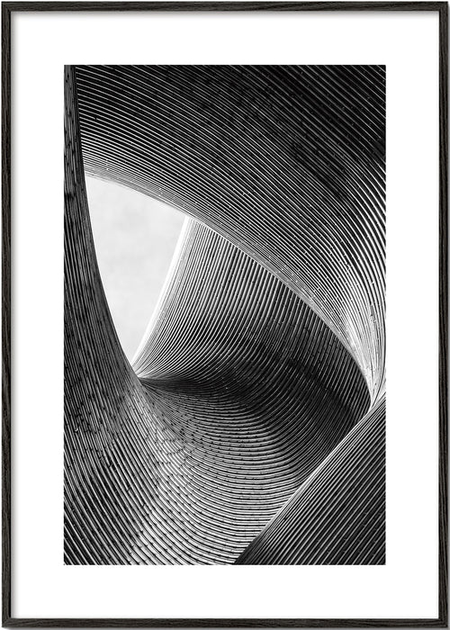 Arkitekturfotografi med buede linjer