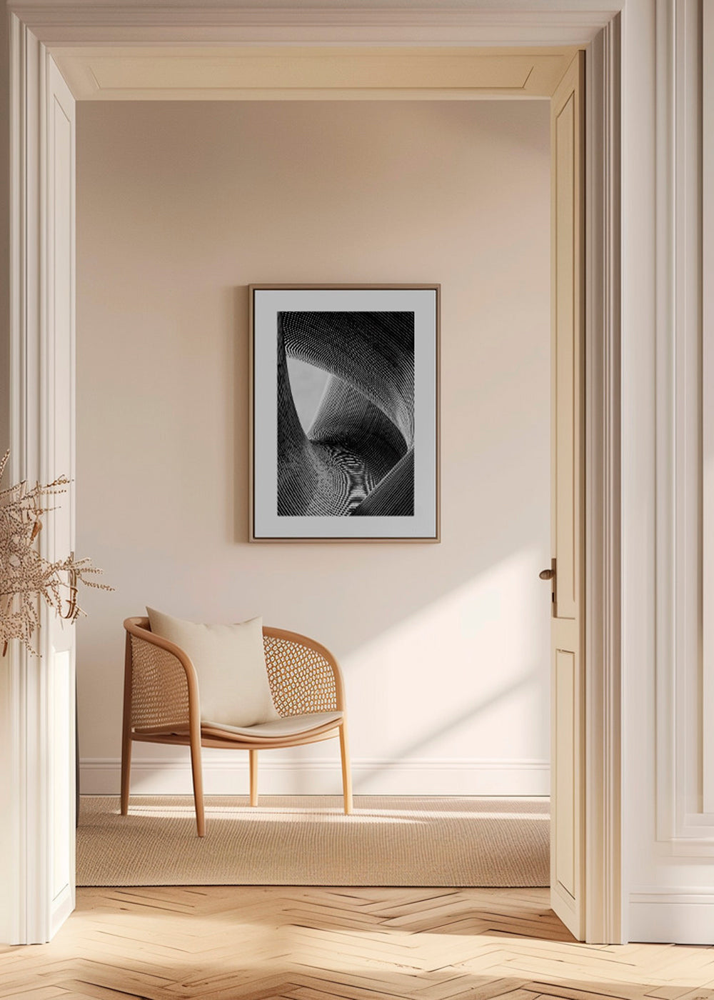 Arkitekturfotografi med buede linjer
