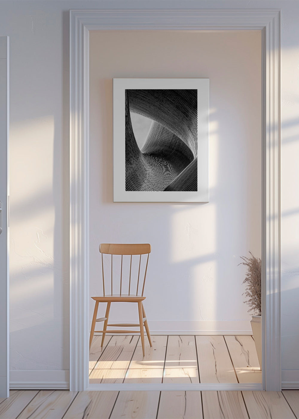 Arkitekturfotografi med buede linjer