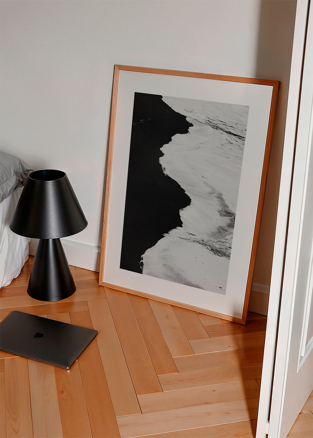 Køkkenkunst: kyst i sort-hvid