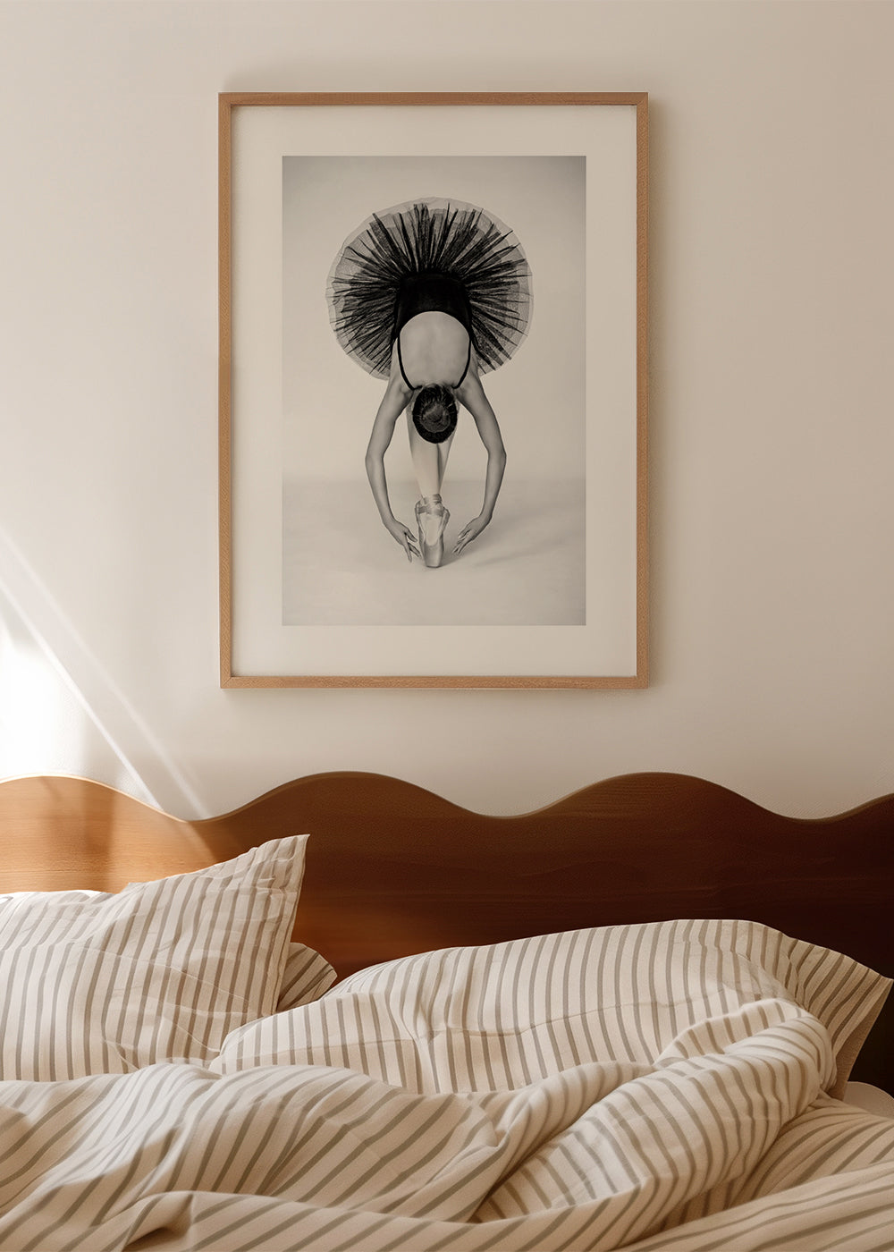 Balletfotografi af danser på tåspidser