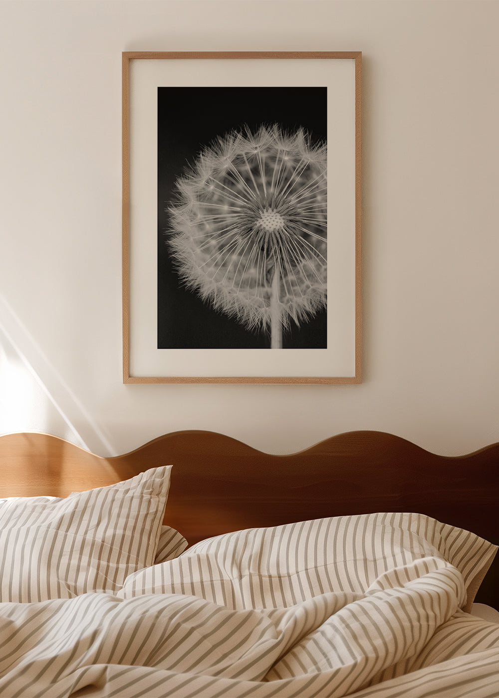 Botanisk plakat løvehale nærbillede