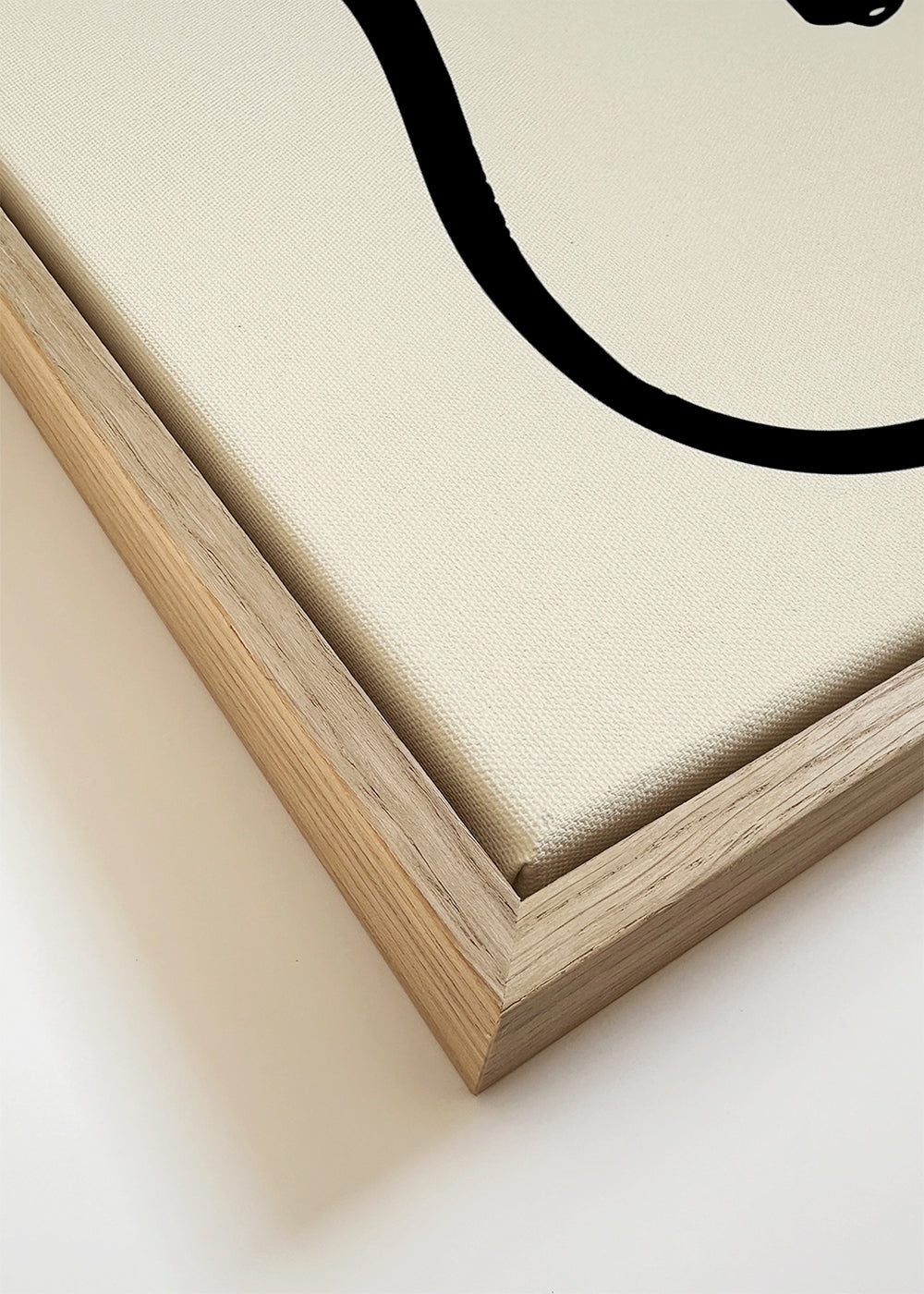 Minimalist-plakat sorte linjer organiske