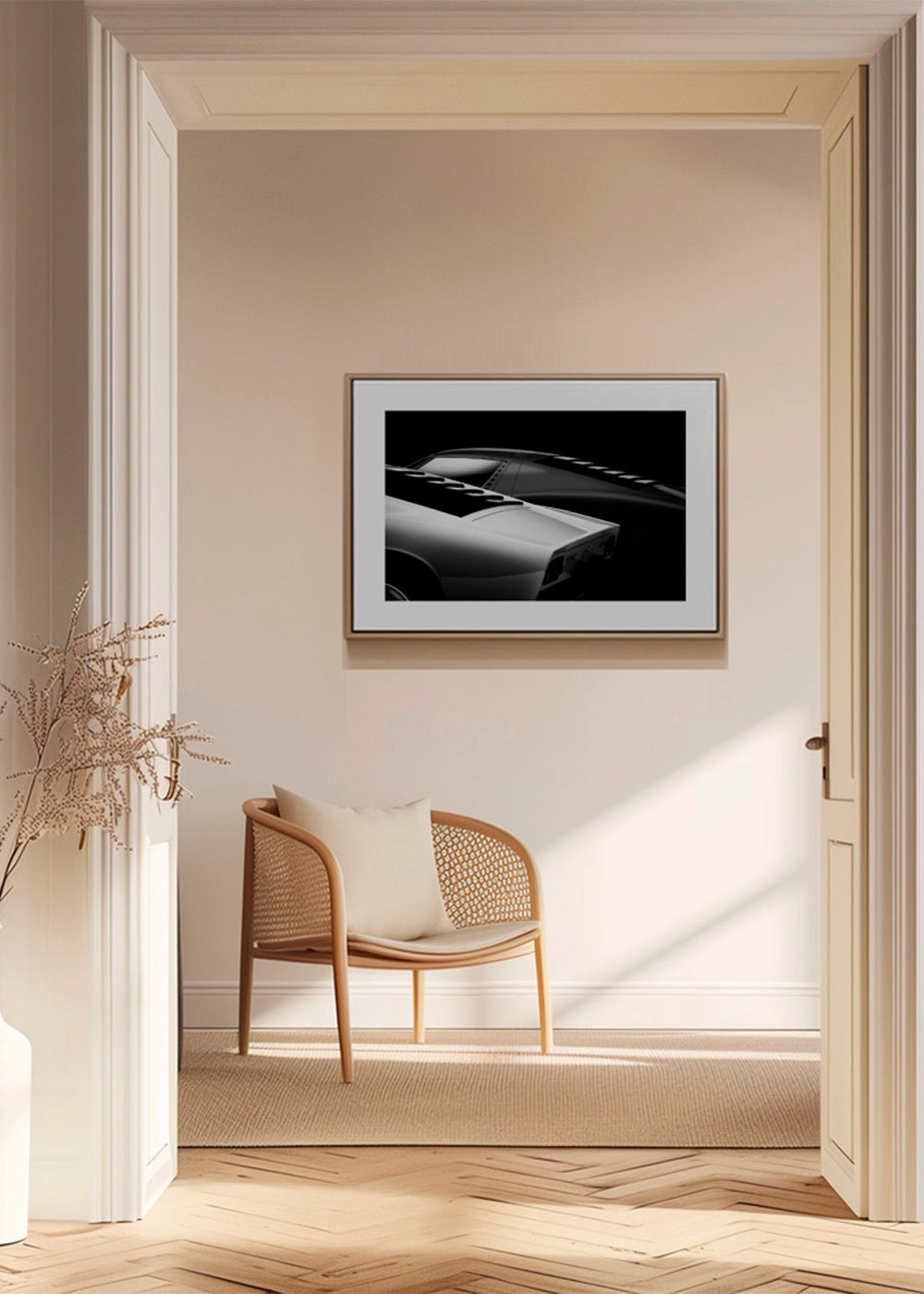 Fotografi af Miura-biler i profil