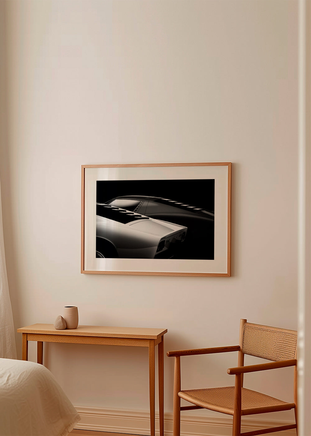 Fotografi af Miura-biler i profil