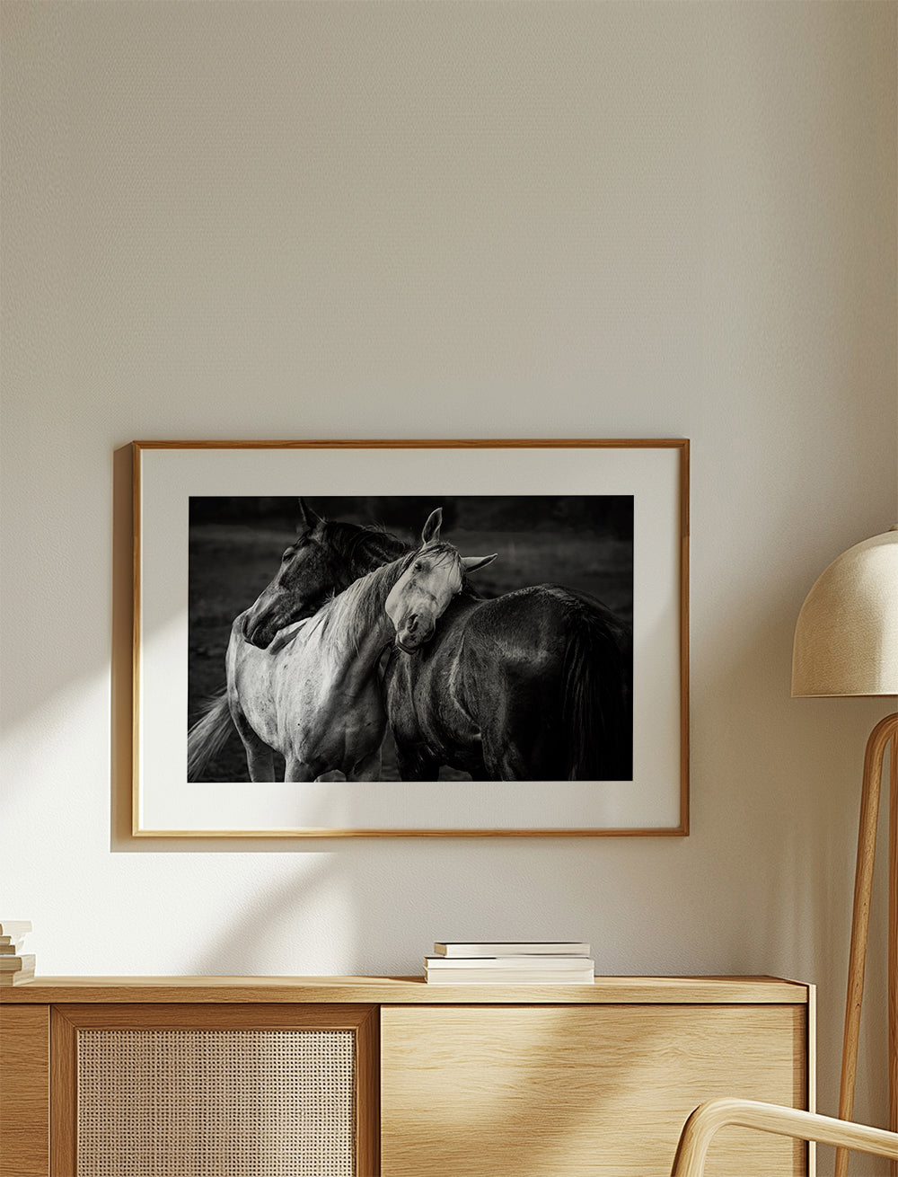 Hestefotografi med intim gestus