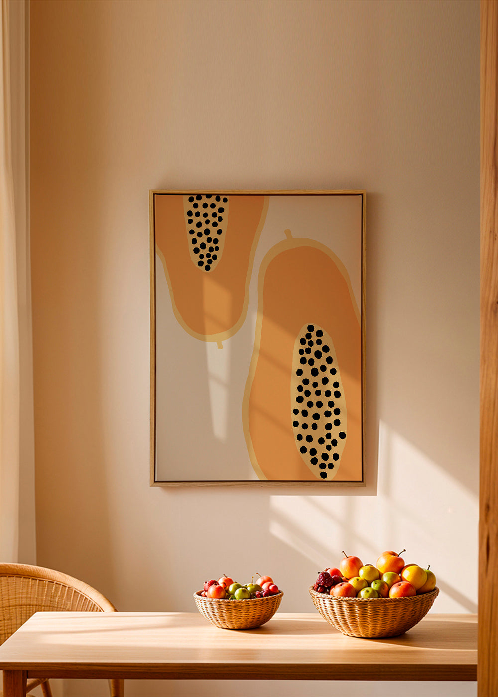 Køkkenkunst papaya minimal