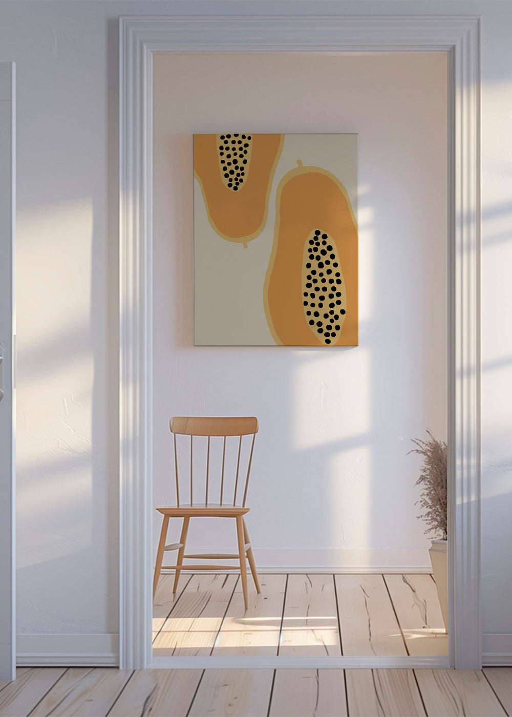 Køkkenkunst papaya minimal