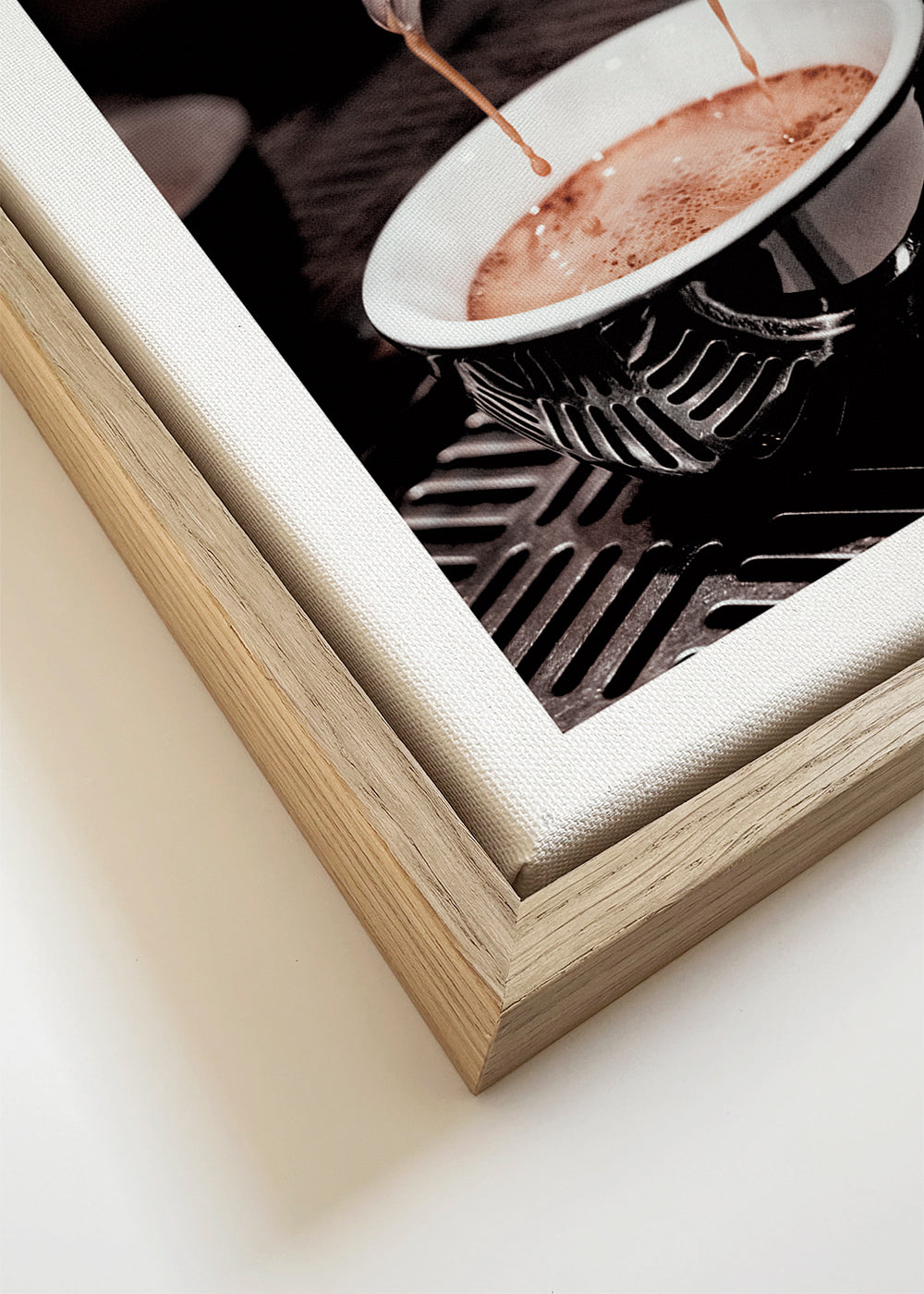 Køkkenkunst med espresso i kop