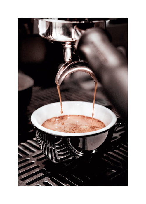 Køkkenkunst med espresso i kop