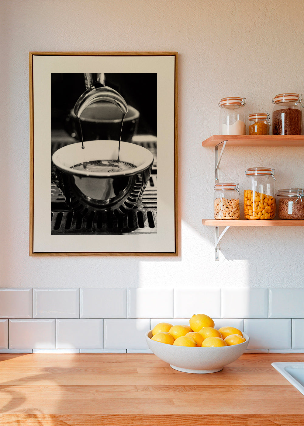 Køkkenkunst Espresso tæt på
