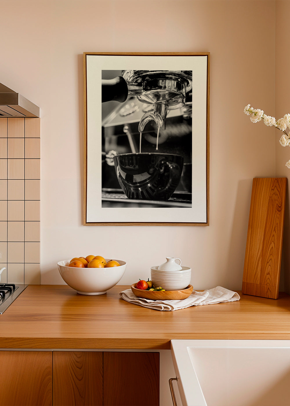 Køkkenkunst: Espresso i sort-hvid