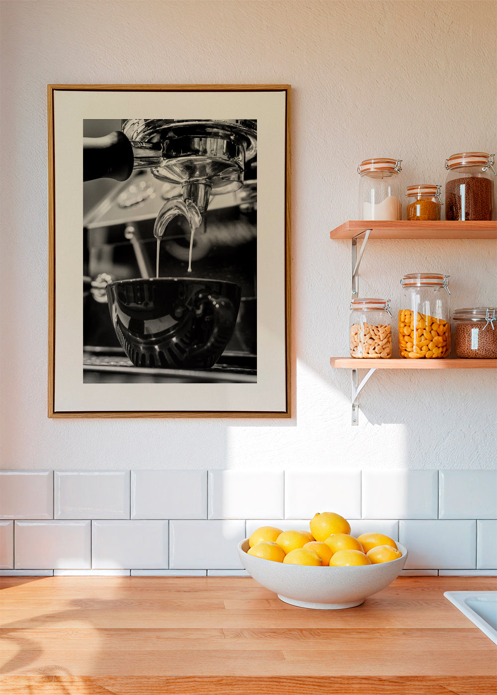 Køkkenkunst: Espresso i sort-hvid