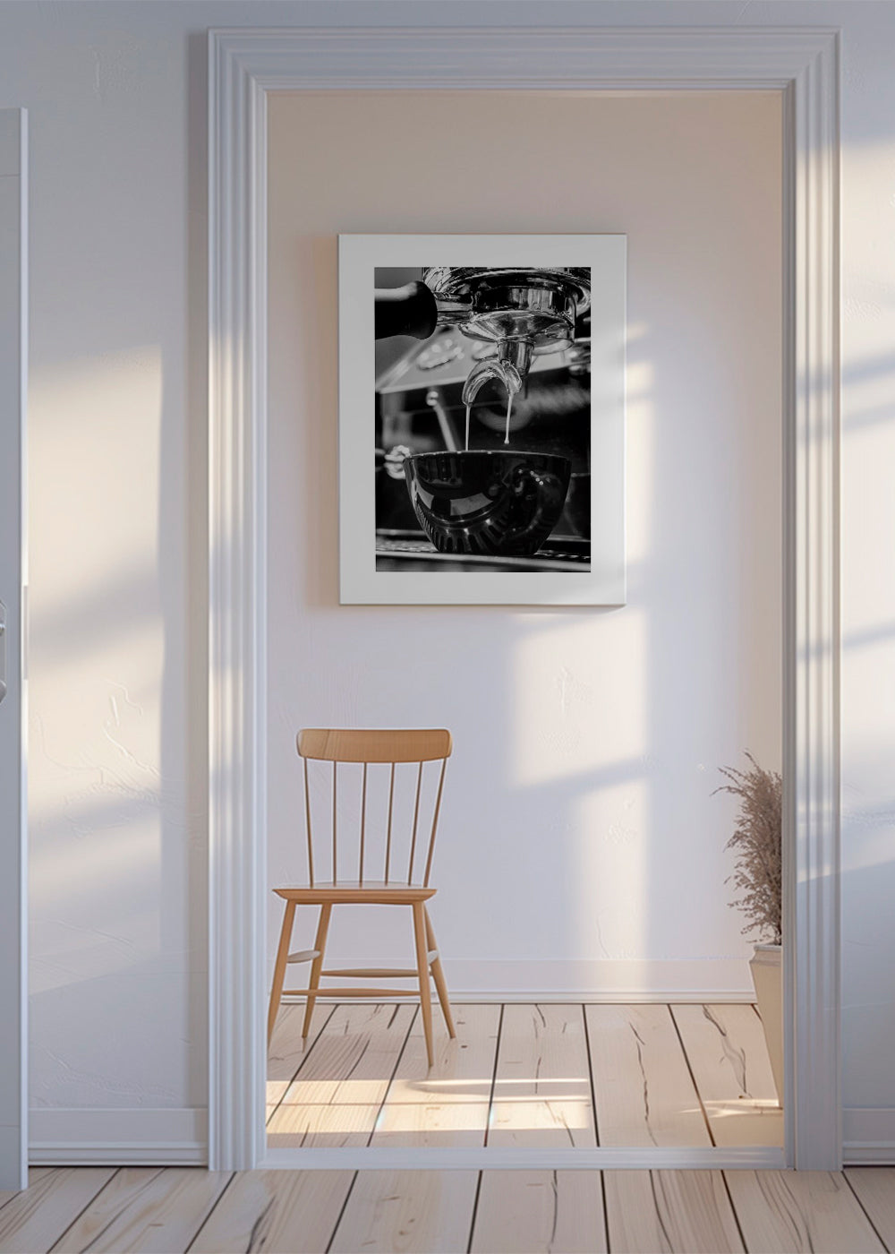 Køkkenkunst: Espresso i sort-hvid