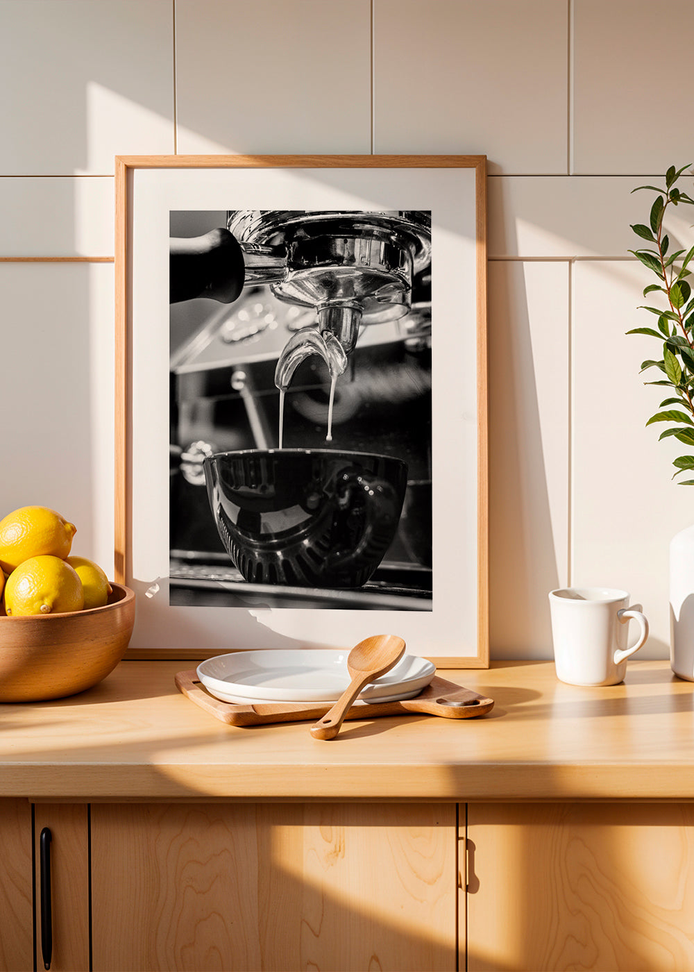 Køkkenkunst: Espresso i sort-hvid