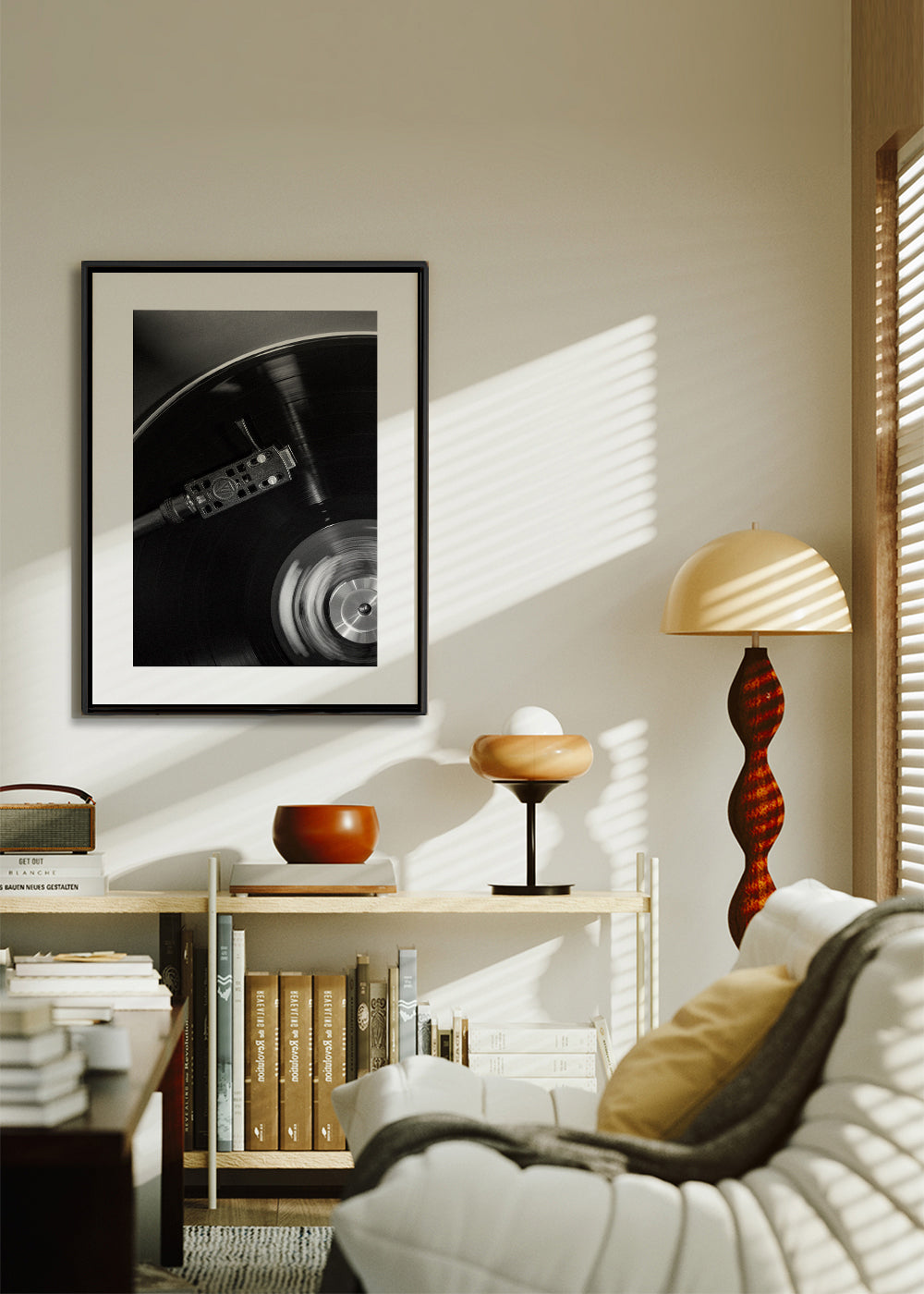 Vinylfotografi tæt på