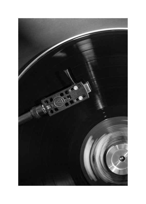 Vinylfotografi tæt på
