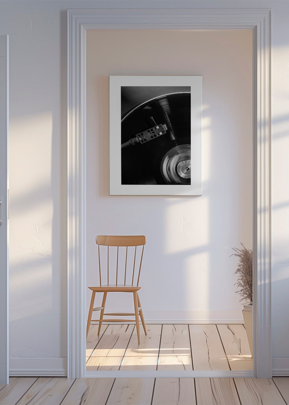 Vinylfotografi tæt på