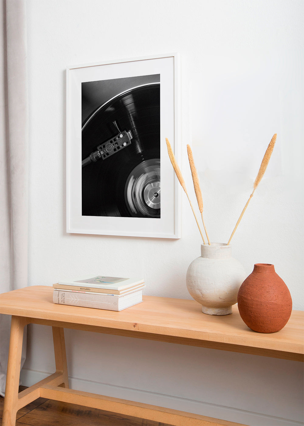 Vinylfotografi tæt på