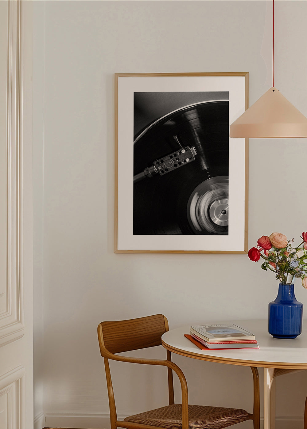 Vinylfotografi tæt på