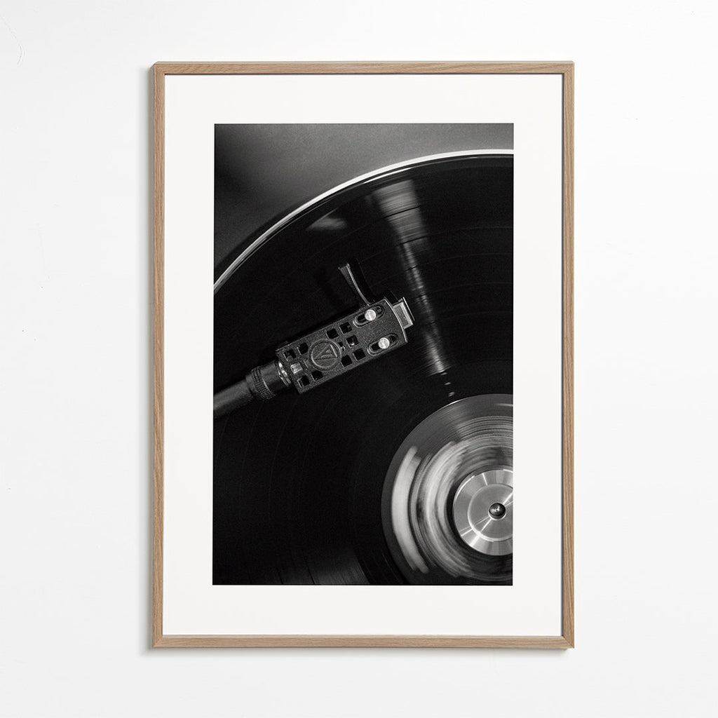 Vinylfotografi tæt på