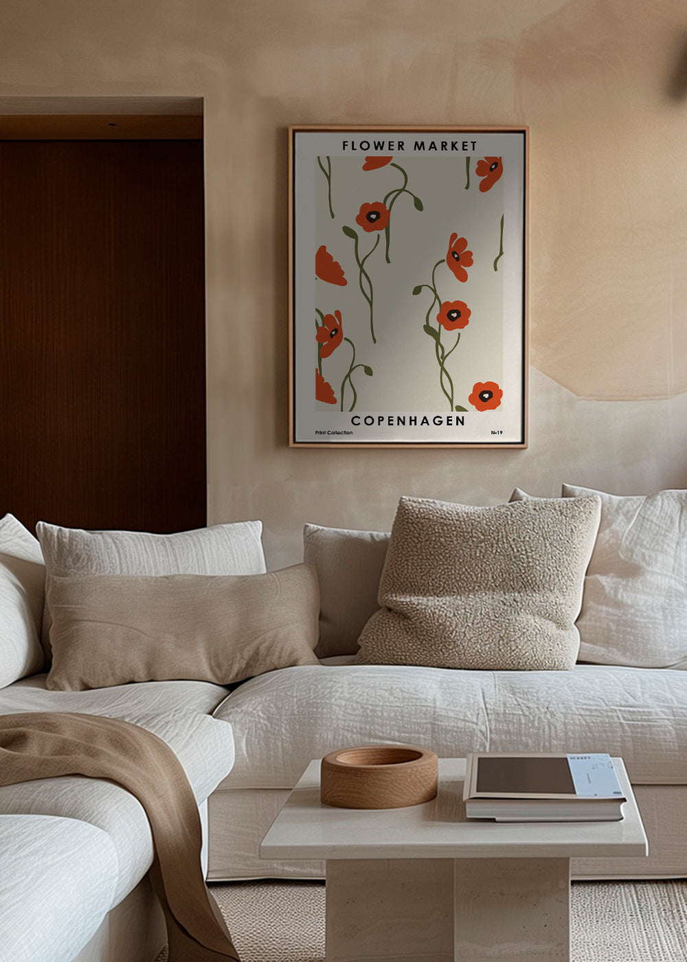 Botanisk plakat: Københavns valmuer