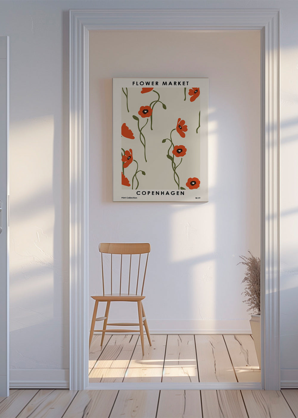 Botanisk plakat: Københavns valmuer