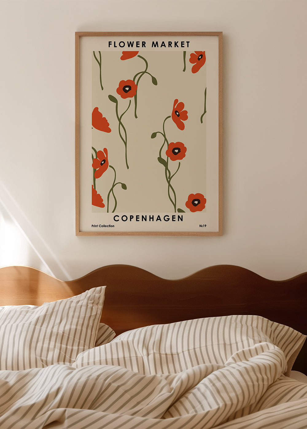 Botanisk plakat: Københavns valmuer