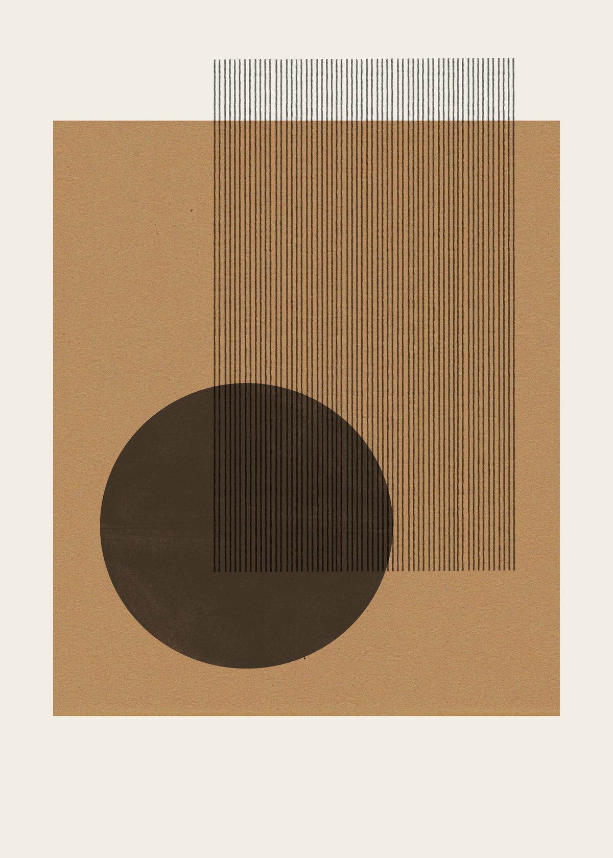 Composition II - Unframed art print