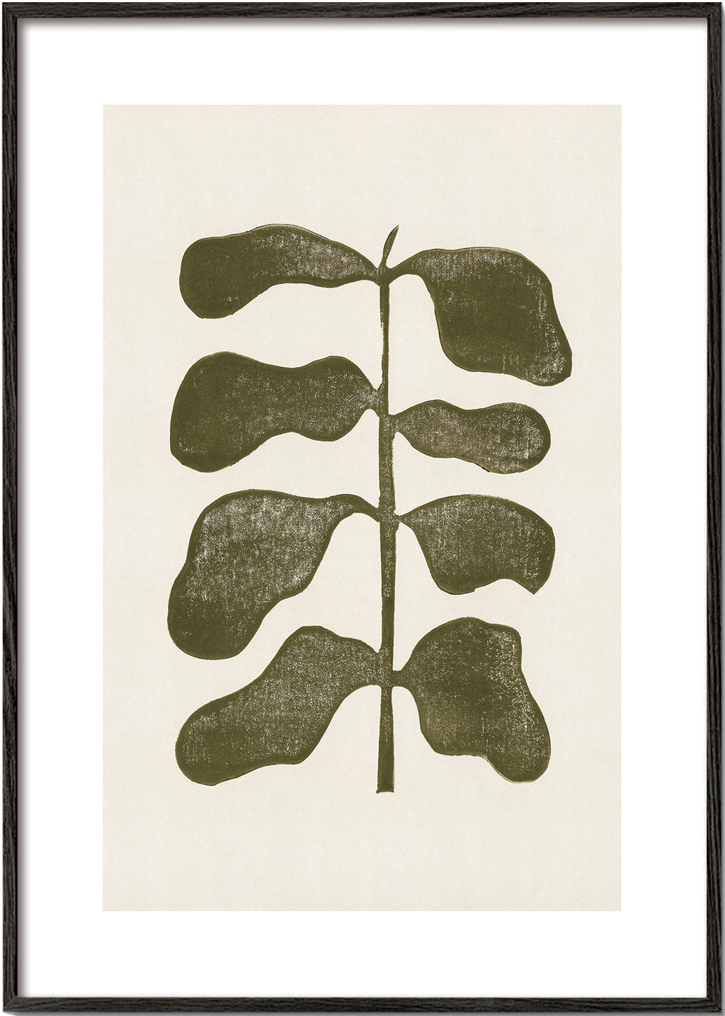 Botanisk plakat grønne blade