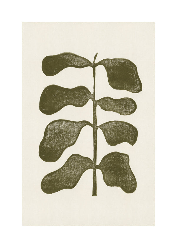 Botanisk plakat grønne blade