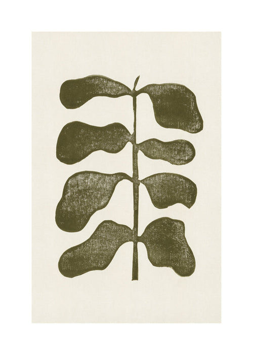 Botanisk plakat grønne blade