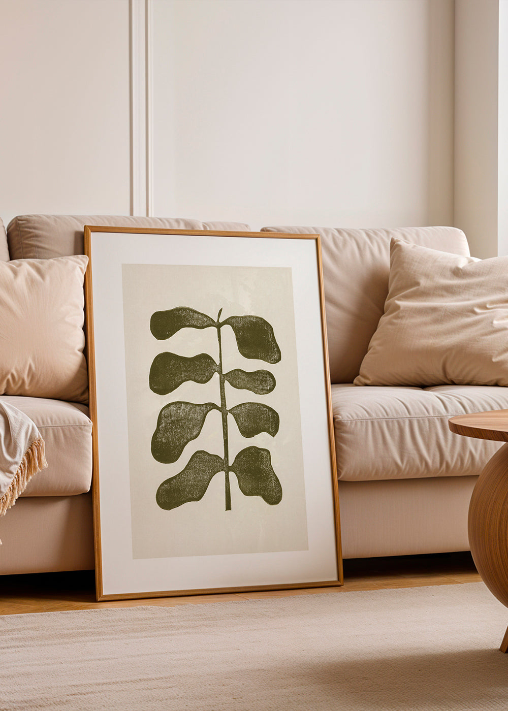 Botanisk plakat grønne blade