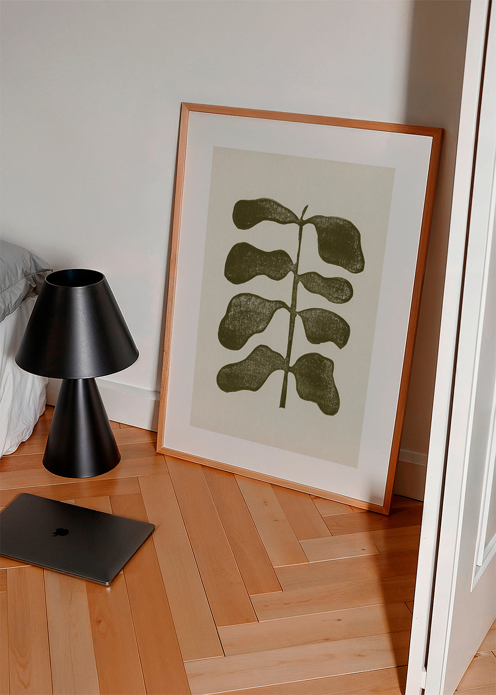 Botanisk plakat grønne blade