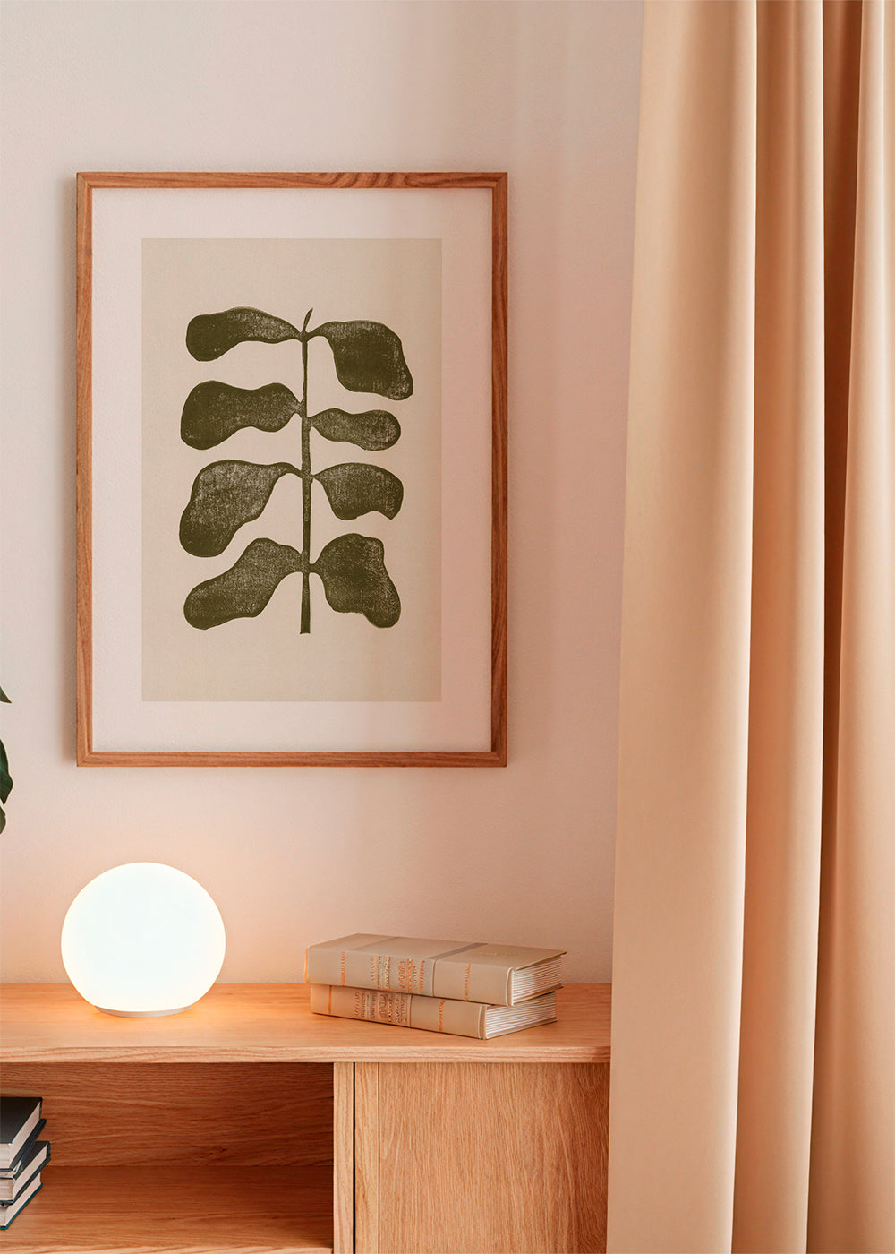 Botanisk plakat grønne blade