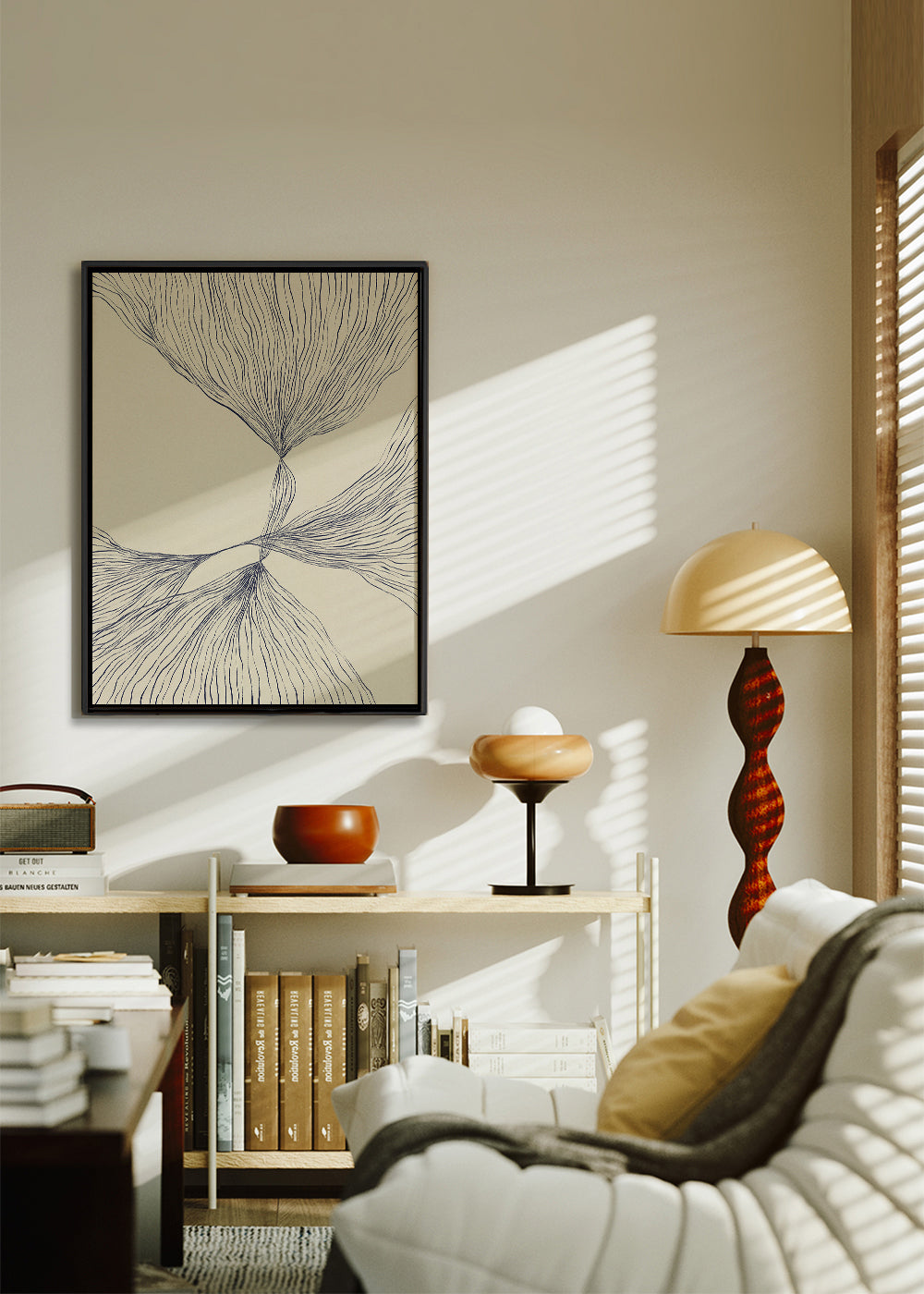 Botaniske linjer kunst