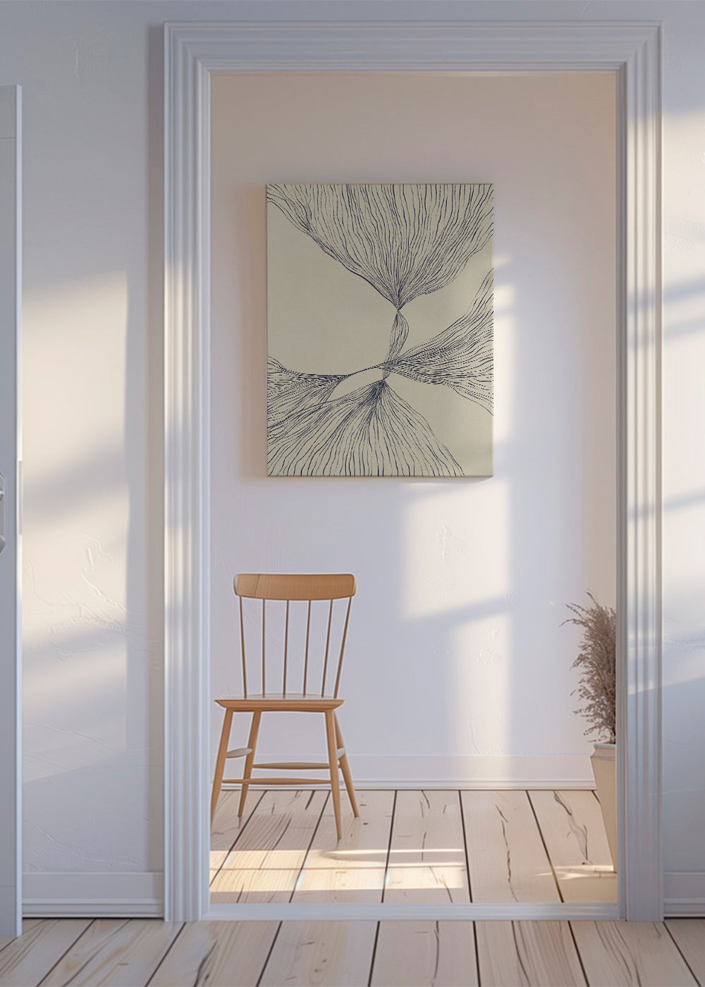Botaniske linjer kunst