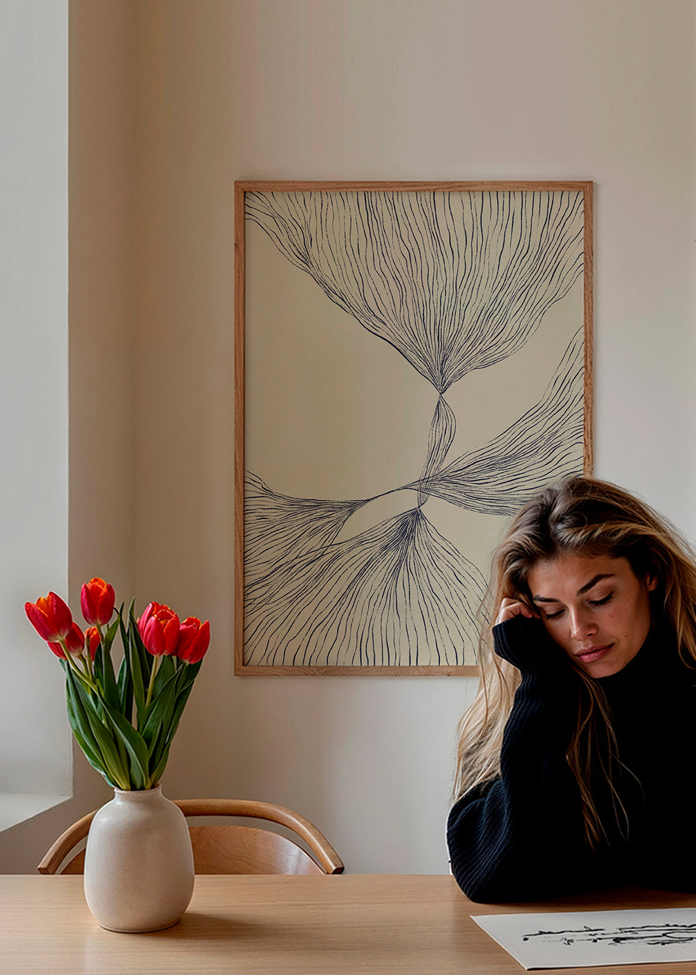 Botaniske linjer kunst