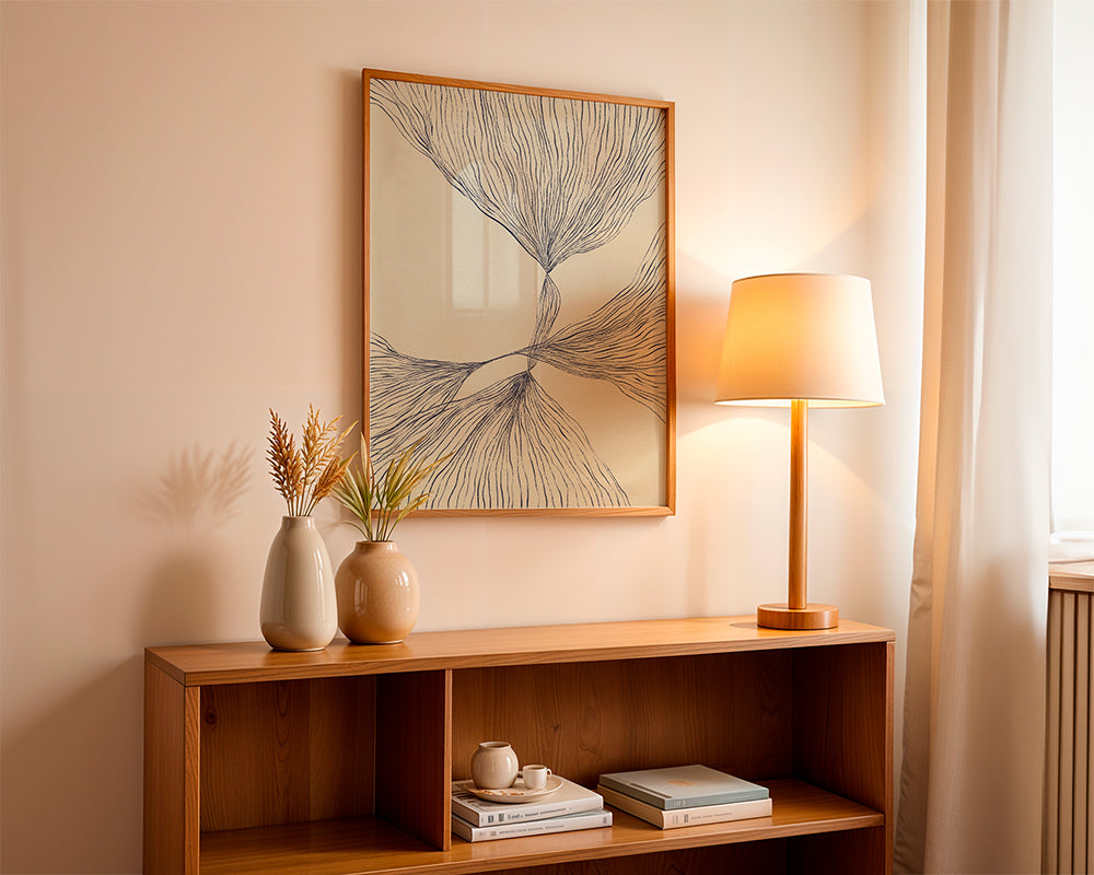 Botaniske linjer kunst