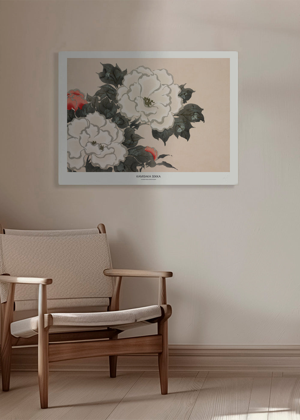 Botanisk plakat: japansk blomsterstudie